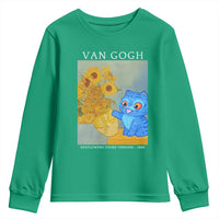 Van Gogh Kpop Fan Youth Sweatshirt Blue Tiger Vintage Art Sunflower Cat