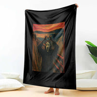Ghost Heart Hands Throw Blanket Scary Face Horror Halloween - Wonder Print Shop