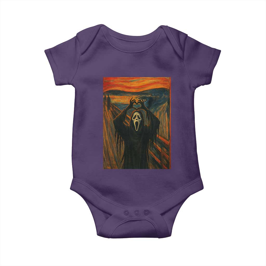 Ghost Heart Hands Baby Onesie Scary Face Horror Halloween - Wonder Print Shop