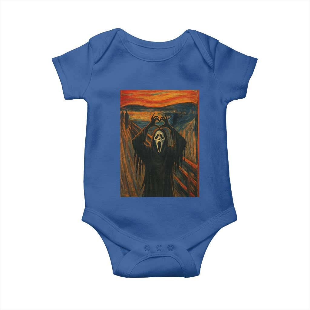 Ghost Heart Hands Baby Onesie Scary Face Horror Halloween - Wonder Print Shop