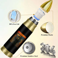 Ghost Heart Hands Bullet Tumbler Scary Face Horror Halloween - Wonder Print Shop