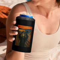 Ghost Heart Hands 4 in 1 Can Cooler Tumbler Scary Face Horror Halloween - Wonder Print Shop
