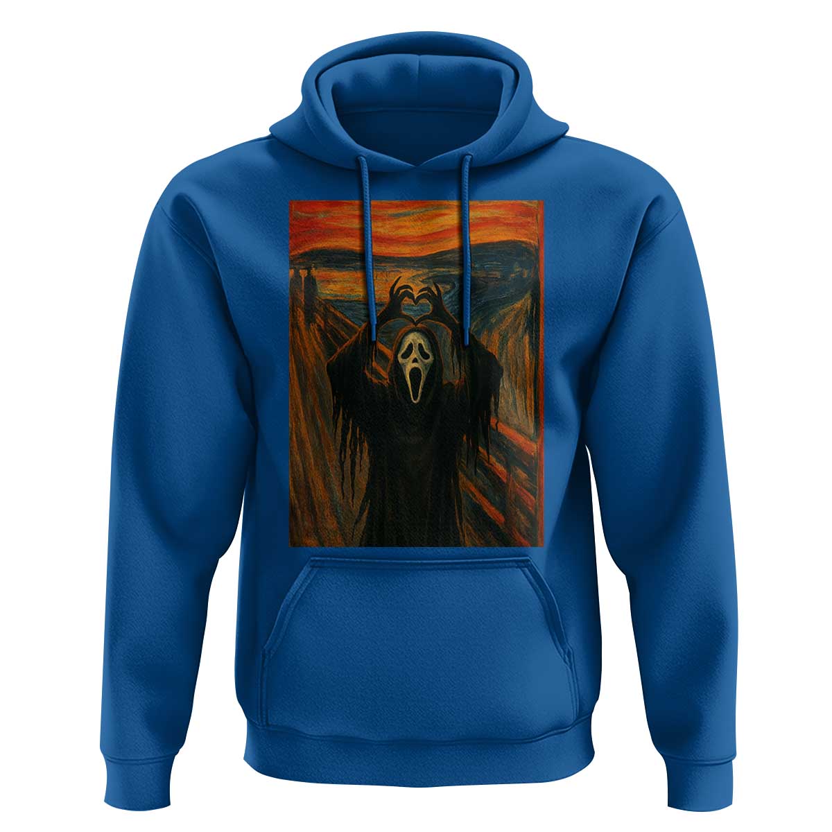 Ghost Heart Hands Hoodie Scary Face Horror Halloween - Wonder Print Shop