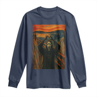 Ghost Heart Hands Long Sleeve Shirt Scary Face Horror Halloween - Wonder Print Shop