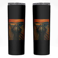 Ghost Heart Hands Skinny Tumbler Scary Face Horror Halloween - Wonder Print Shop