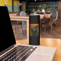 Ghost Heart Hands Skinny Tumbler Scary Face Horror Halloween - Wonder Print Shop