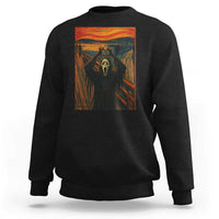 Ghost Heart Hands Sweatshirt Scary Face Horror Halloween - Wonder Print Shop