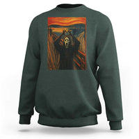 Ghost Heart Hands Sweatshirt Scary Face Horror Halloween - Wonder Print Shop
