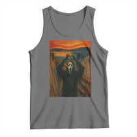 Ghost Heart Hands Tank Top Scary Face Horror Halloween - Wonder Print Shop