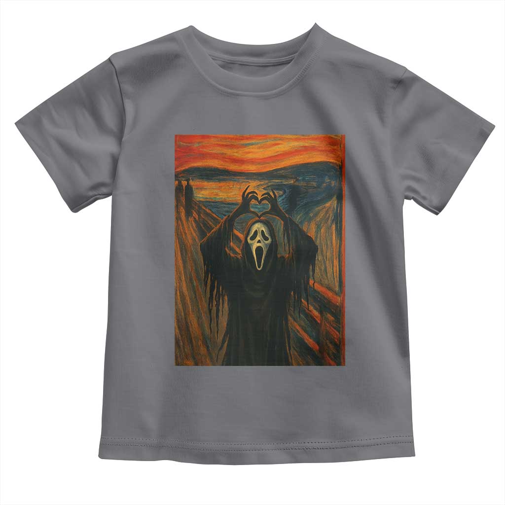 Ghost Heart Hands Toddler T Shirt Scary Face Horror Halloween - Wonder Print Shop