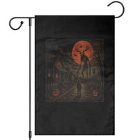 Wendigo Halloween Garden Flag Vintage Deer Skull Spooky Night Graphic
