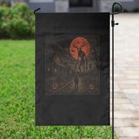 Wendigo Halloween Garden Flag Vintage Deer Skull Spooky Night Graphic