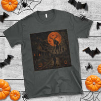 Wendigo Halloween T Shirt Vintage Deer Skull Spooky Night Graphic