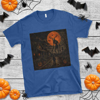 Wendigo Halloween T Shirt Vintage Deer Skull Spooky Night Graphic