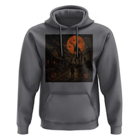 Wendigo Halloween Hoodie Vintage Deer Skull Spooky Night Graphic