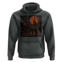 Wendigo Halloween Hoodie Vintage Deer Skull Spooky Night Graphic