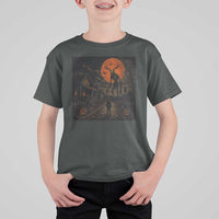 Wendigo Halloween T Shirt For Kid Vintage Deer Skull Spooky Night Graphic