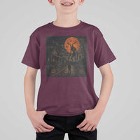 Wendigo Halloween T Shirt For Kid Vintage Deer Skull Spooky Night Graphic