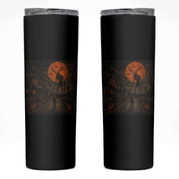 Wendigo Halloween Skinny Tumbler Vintage Deer Skull Spooky Night Graphic