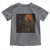 Wendigo Halloween Toddler T Shirt Vintage Deer Skull Spooky Night Graphic