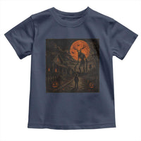 Wendigo Halloween Toddler T Shirt Vintage Deer Skull Spooky Night Graphic
