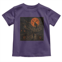 Wendigo Halloween Toddler T Shirt Vintage Deer Skull Spooky Night Graphic