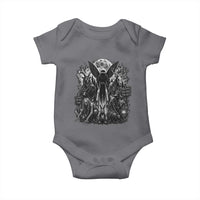 Cryptid Monsters Urban Legends Baby Onesie Vintage Dark Folklore Leave Before Dark Graphic