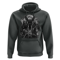 Cryptid Monsters Urban Legends Hoodie Vintage Dark Folklore Leave Before Dark Graphic