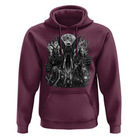 Cryptid Monsters Urban Legends Hoodie Vintage Dark Folklore Leave Before Dark Graphic
