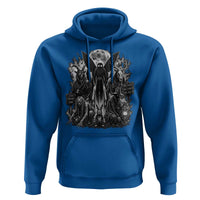 Cryptid Monsters Urban Legends Hoodie Vintage Dark Folklore Leave Before Dark Graphic