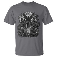Cryptid Monsters Urban Legends T Shirt Vintage Dark Folklore Leave Before Dark Graphic