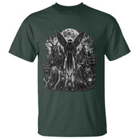 Cryptid Monsters Urban Legends T Shirt Vintage Dark Folklore Leave Before Dark Graphic