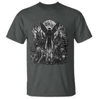 Cryptid Monsters Urban Legends T Shirt Vintage Dark Folklore Leave Before Dark Graphic