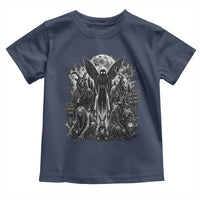 Cryptid Monsters Urban Legends Toddler T Shirt Vintage Dark Folklore Leave Before Dark Graphic