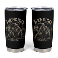 Wendigo Cryptid Monster Tumbler Cup Heavy Metal Dark Fantasy Horror Graphic