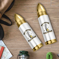 Tall Enough To Be A Problem Funny Duck Bullet Tumbler With Giant Knife Meme Humor