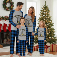Tall Enough To Be A Problem Funny Duck Plaid Pajama Set With Giant Knife Meme Humor
