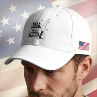 Tall Enough To Be A Problem Funny Duck Humor Baseball Cap