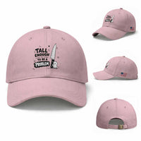 Tall Enough To Be A Problem Funny Duck Humor Baseball Cap