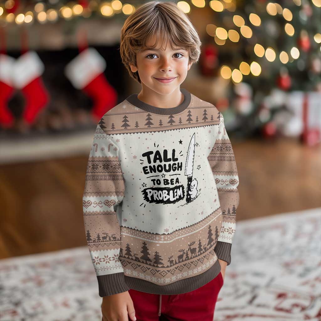 Tall Enough To Be A Problem Funny Duck Humor Ugly Christmas Sweater