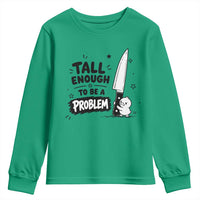 Tall Enough To Be A Problem Funny Duck Humor Youth Sweatshirt