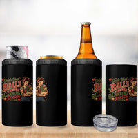 Grab Your Balls Its Canning Season Funny Food Preservation 4 in 1 Can Cooler Tumbler Vintage Retro Country Girl Graphic