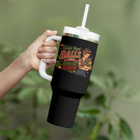 Grab Your Balls Its Canning Season Funny Food Preservation Tumbler With Handle Vintage Retro Country Girl Graphic