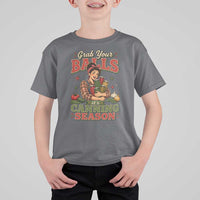 Grab Your Balls Its Canning Season Funny Food Preservation T Shirt For Kid