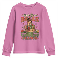 Grab Your Balls Its Canning Season Funny Food Preservation Youth Sweatshirt