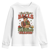 Grab Your Balls Its Canning Season Funny Food Preservation Youth Sweatshirt