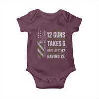 If I Had 12 Guns and The Government Math Second Amendment Baby Onesie