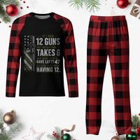 If I Had 12 Guns and The Government Math Second Amendment Plaid Pajama Set