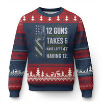 If I Had 12 Guns and The Government Math Second Amendment Ugly Christmas Sweater