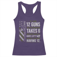 If I Had 12 Guns and The Government Math Second Amendment Racerback Tank Top